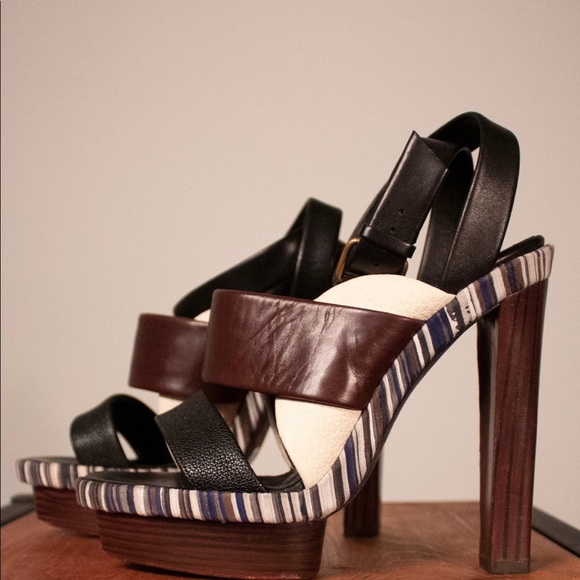 Balenciaga-Nicolas Ghesquière patchwork platforms - Picture 3 of 7